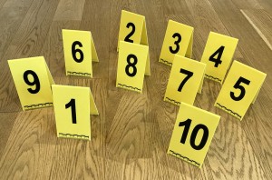 numerki 1-10 DASZKI 9x16 cm XL